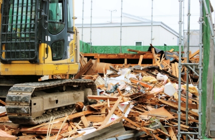 家屋の解体の画像