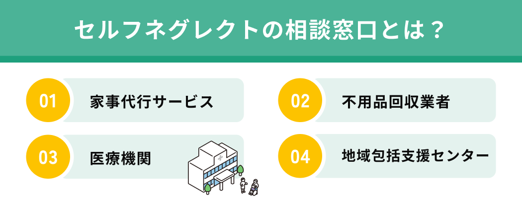 セルフネグレクトの相談窓口とは？