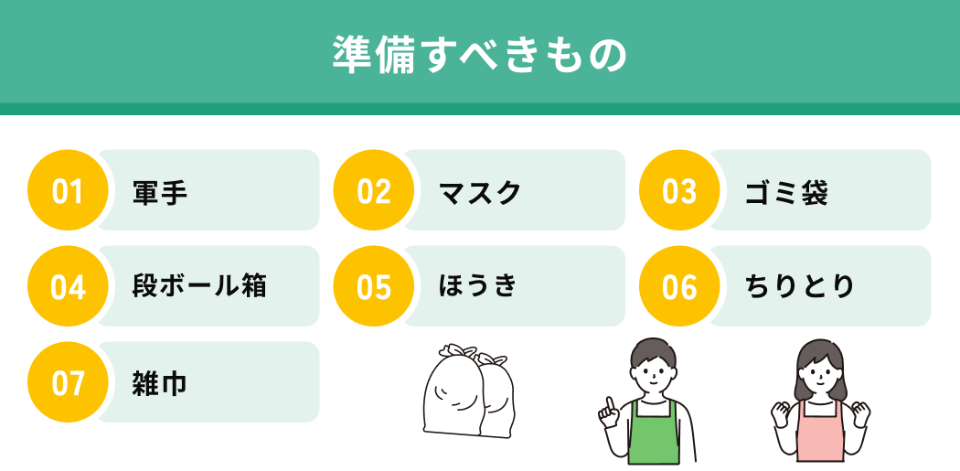 準備すべきもの