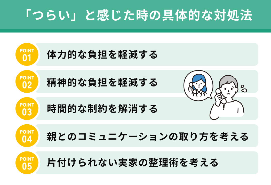 「つらい」と感じた時の具体的な対処法